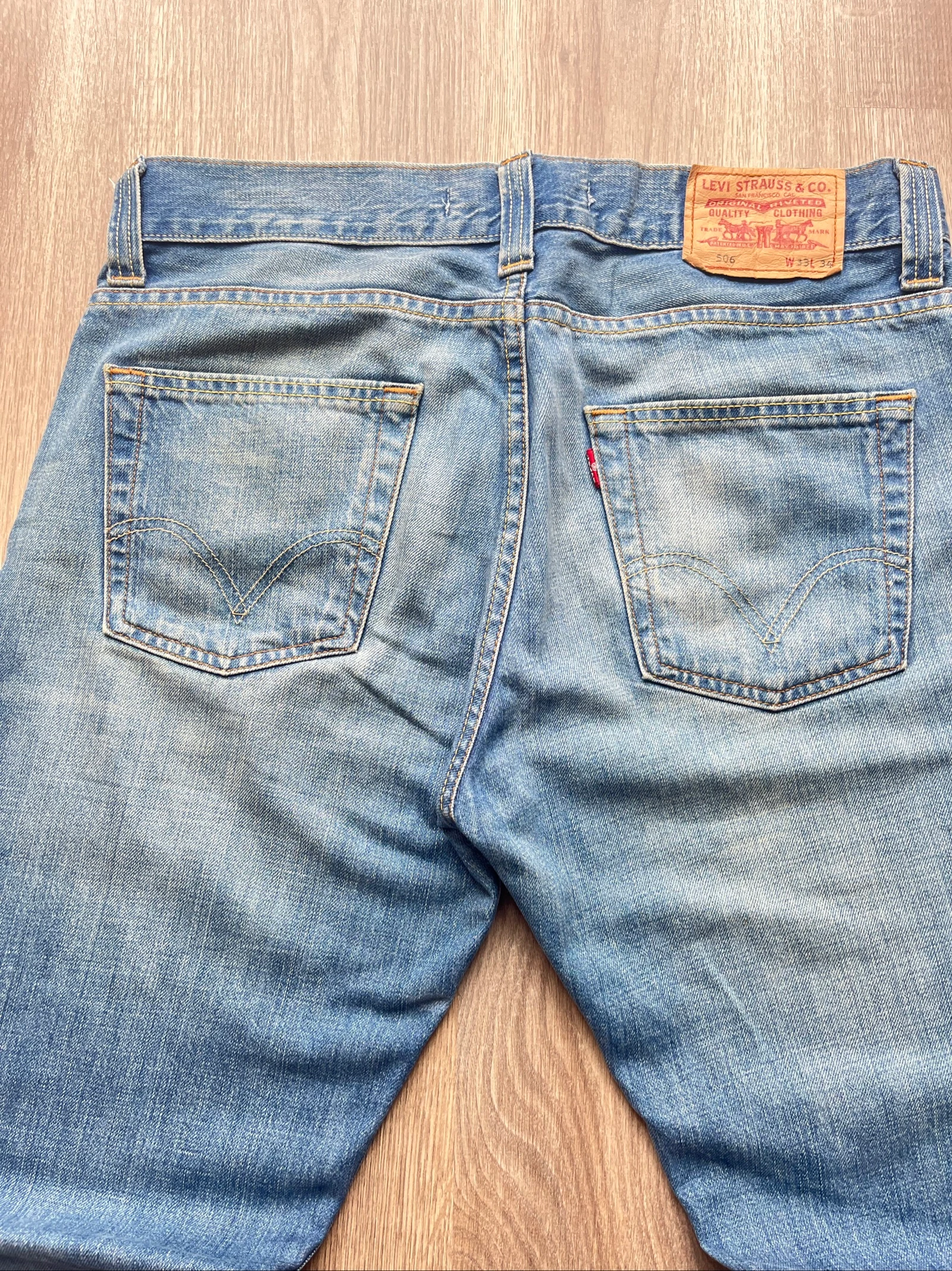 Levis 506 Super Baggy Classic Style Original Vintage Old Money 90s W33 L34 – photo 4